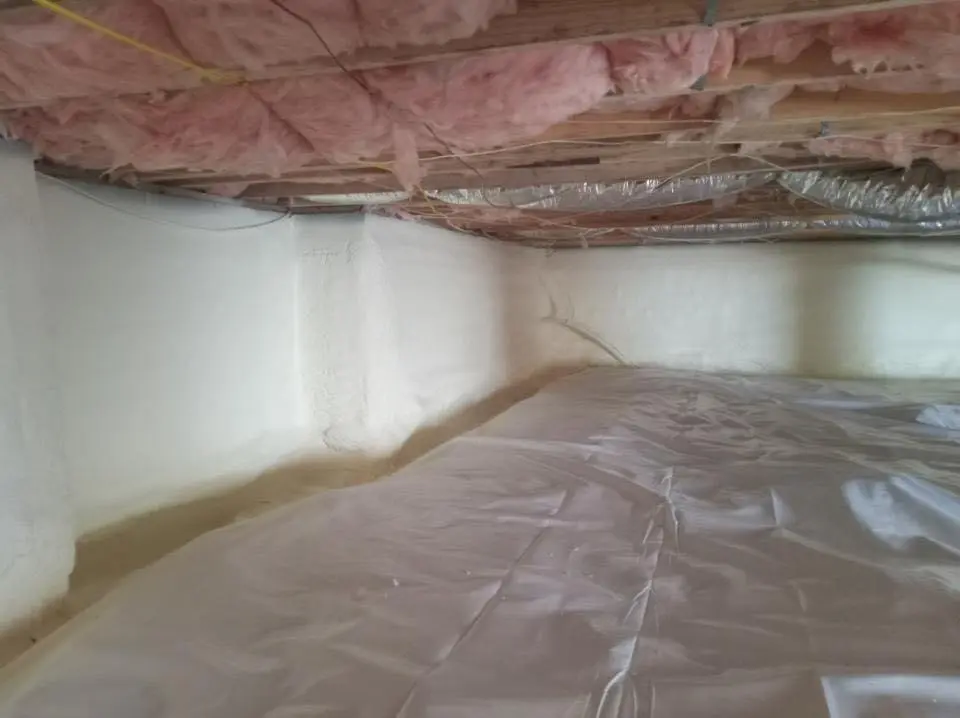 Crawl space encapsulation with closed-cell spray foam for Spray Foam Roofing in Ulysses